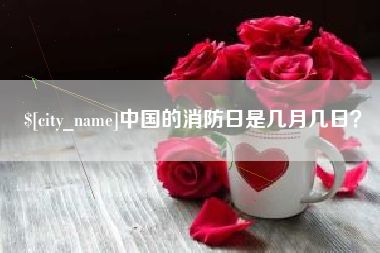 瓦房店中国的消防日是几月几日？