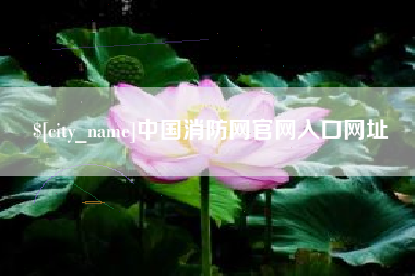 瓦房店中国消防网官网入口网址