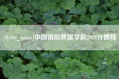 瓦房店中国消防救援学院2018分数线