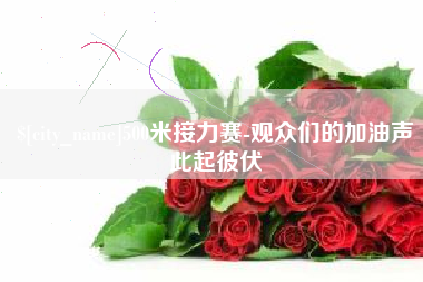 瓦房店500米接力赛-观众们的加油声此起彼伏