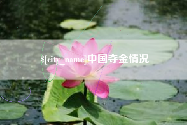 瓦房店中国夺金情况
