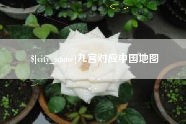 瓦房店九宫对应中国地图