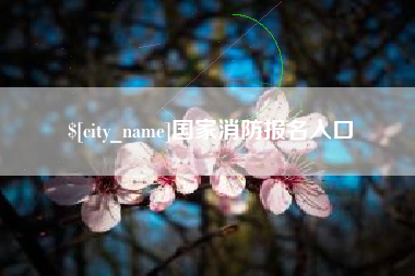 瓦房店国家消防报名入口