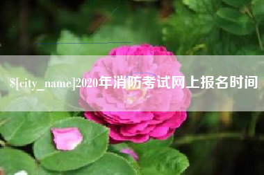瓦房店2020年消防考试网上报名时间