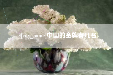 瓦房店中国的金牌有几名