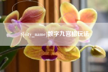 瓦房店数字九宫格玩法