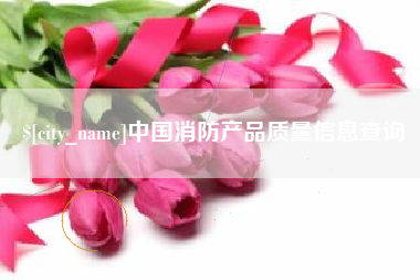 瓦房店中国消防产品质量信息查询