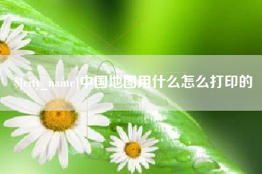 瓦房店中国地图用什么怎么打印的