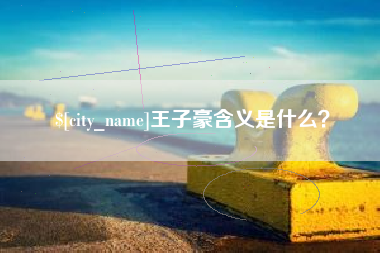 瓦房店王子豪含义是什么？
