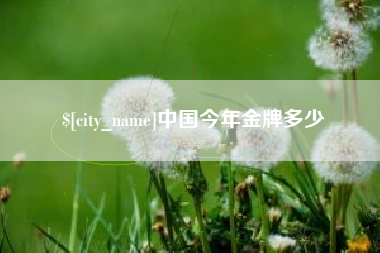 瓦房店中国今年金牌多少