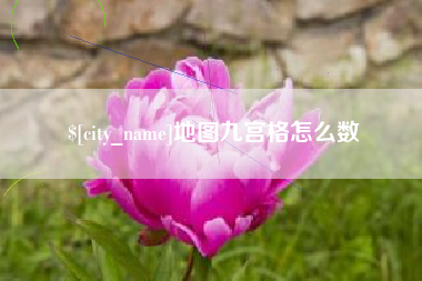 瓦房店地图九宫格怎么数