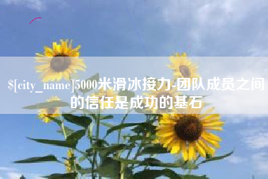 瓦房店5000米滑冰接力-团队成员之间的信任是成功的基石