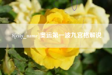 瓦房店奥运第一波九宫格解说