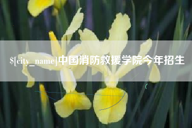 瓦房店中国消防救援学院今年招生