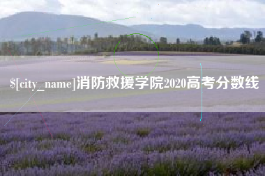 瓦房店消防救援学院2020高考分数线