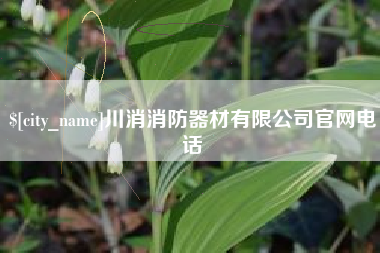 瓦房店川消消防器材有限公司官网电话