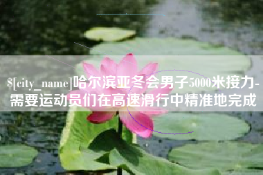 瓦房店哈尔滨亚冬会男子5000米接力-需要运动员们在高速滑行中精准地完成