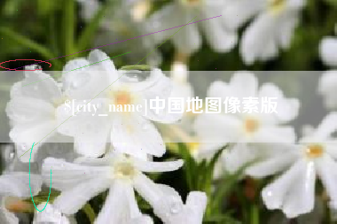 瓦房店中国地图像素版