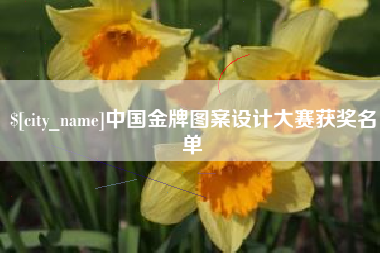 瓦房店中国金牌图案设计大赛获奖名单