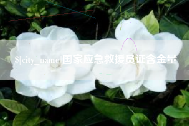 瓦房店国家应急救援员证含金量
