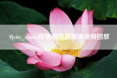 瓦房店中国消防直播课视频回放