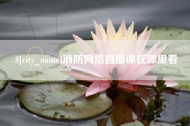 瓦房店消防网络直播课在哪里看