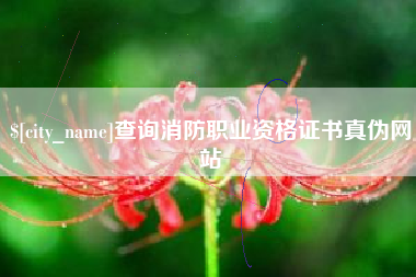 瓦房店查询消防职业资格证书真伪网站