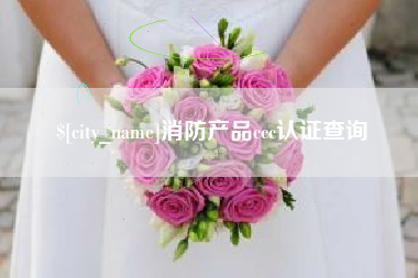 瓦房店消防产品ccc认证查询