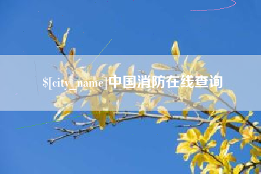 瓦房店中国消防在线查询
