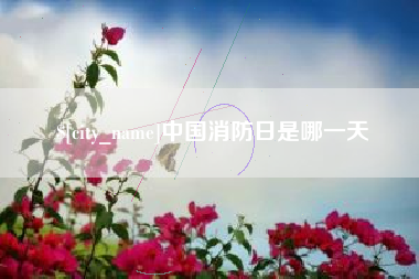 瓦房店中国消防日是哪一天