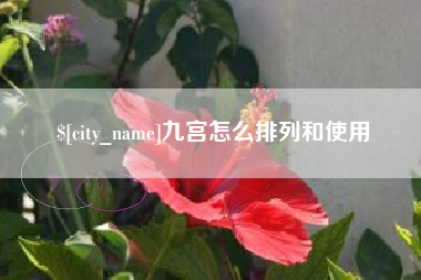 瓦房店九宫怎么排列和使用