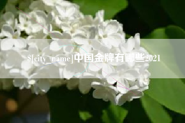 瓦房店中国金牌有哪些2021