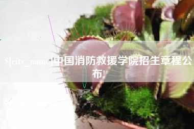 瓦房店中国消防救援学院招生章程公布!